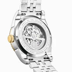 Discount Automatikuhr mit 41 mm und schwarzem Zifferblatt in Bicolour Herren Uhren|Uhren